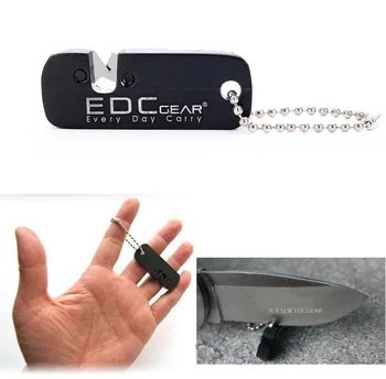 

EDC mini gear grind stone hone sharpener sharpen pocket bushcraft tool multi whetstone grindstone grinder knife