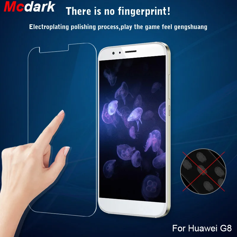 Mcdark 9H закаленное стекло для Huawei Ascend G7 Защитная пленка экрана G8 крышка стеклянная