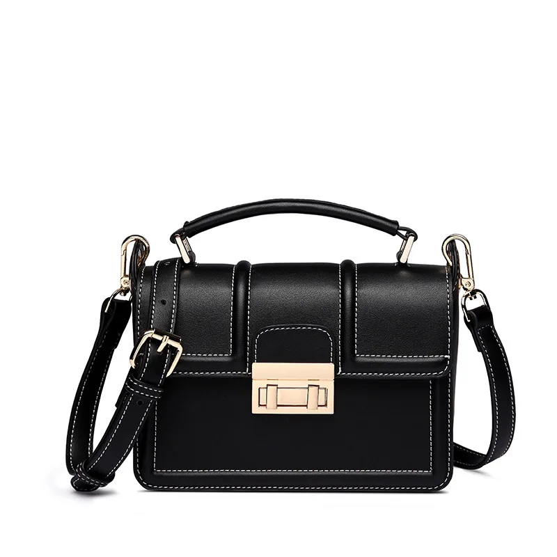 

New Women Split Genuine Leather Doctor Handbags Famous Brands Handbag Female Messenger Shoulder Bag New Top-hand Small Tote Bags