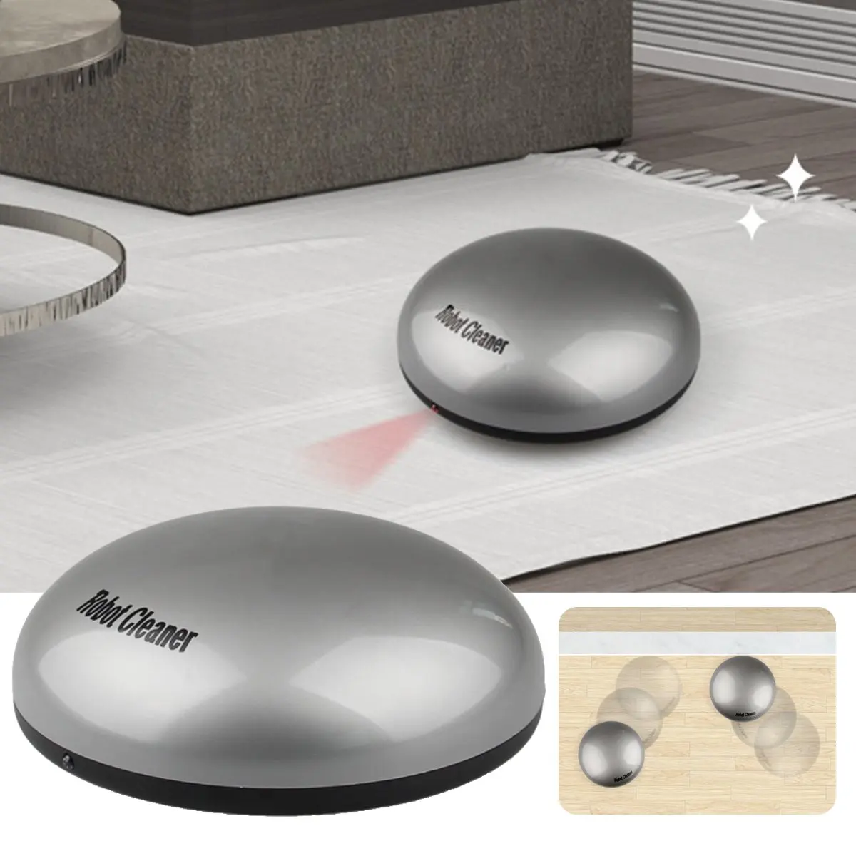 

Mini Robot Vacuum Cleaner Robot Home Cleaning Smart Appliance Floor Sweeper Machine Sweeper Household Intelligent Automatic