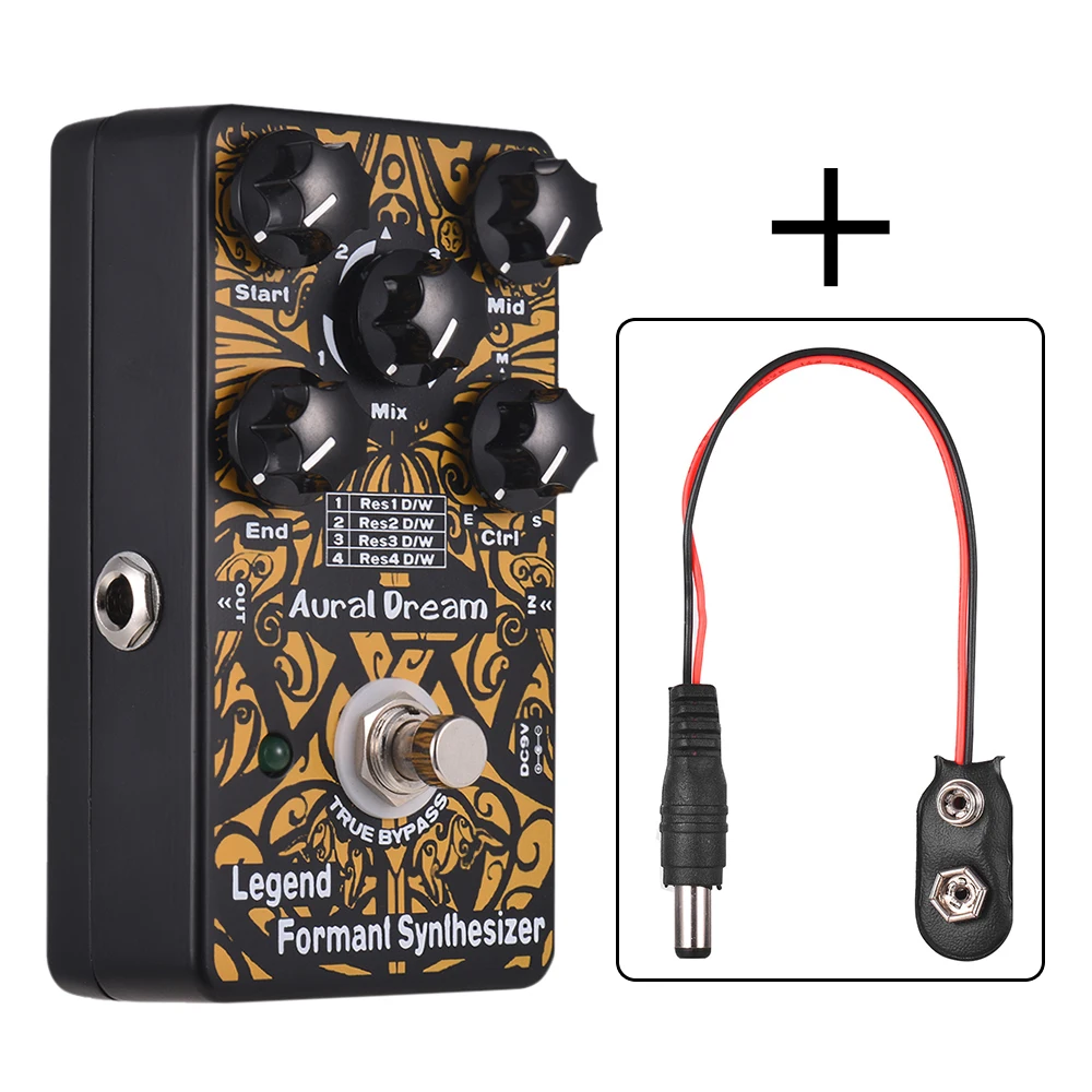 Legend Formant Synthesizer Guitar Effect Pedal 4 Resonance