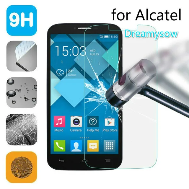 

Transparent Screen Protector Tempered Glass for Alcatel 1 3 5 U5 7 3X 3V Versa 1X 5V 3C idol 5 Pop UP Protective Film