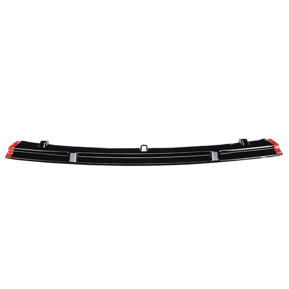 Para Hyundai Sonata híbrido 2018 parachoques delantero de coche cubierta de labios brillo negro Exterior piezas de parachoques delantero del coche 3 unids/set