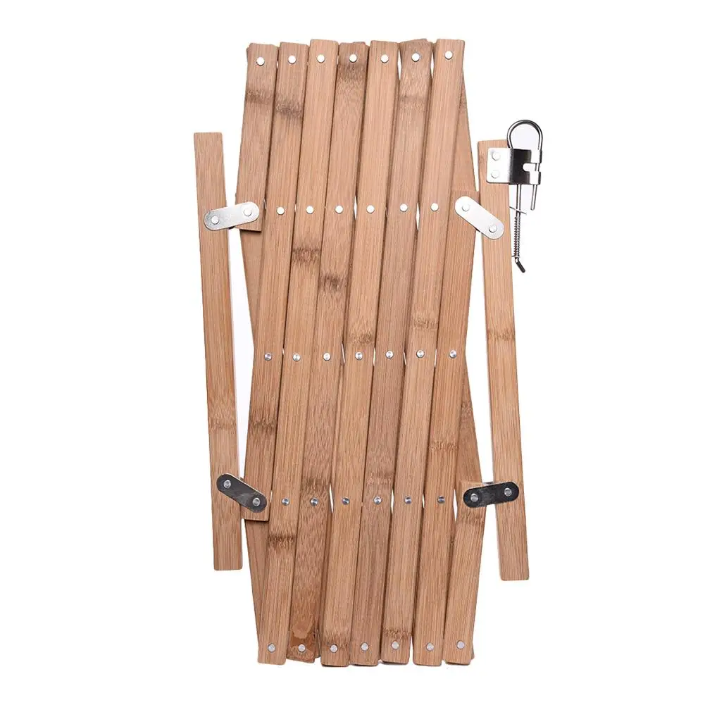 Multi-purpose Pet Isolation Door Wooden Fence Retractable Fence Dog Sliding Door Suitable For Door Wall Stairs Bedroom