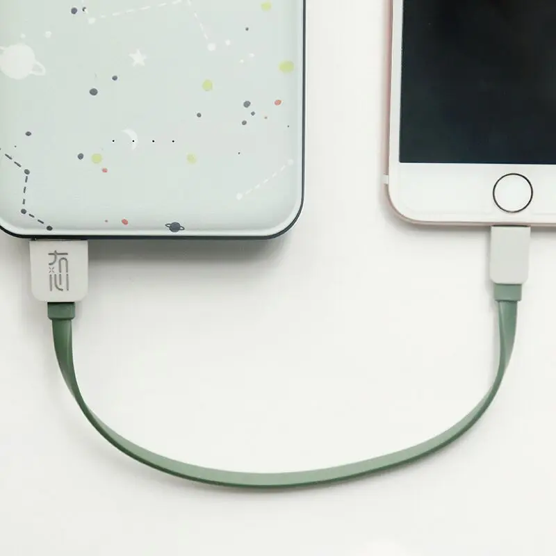 22 سنتيمتر البيانات كابل + سريع تهمة كابل ، 2A نقل سريع ، مستقرة ، مصغرة USB و ل iphone, ipad البيانات كابل ، التصميم الأصلي ، الحلوى حزمة