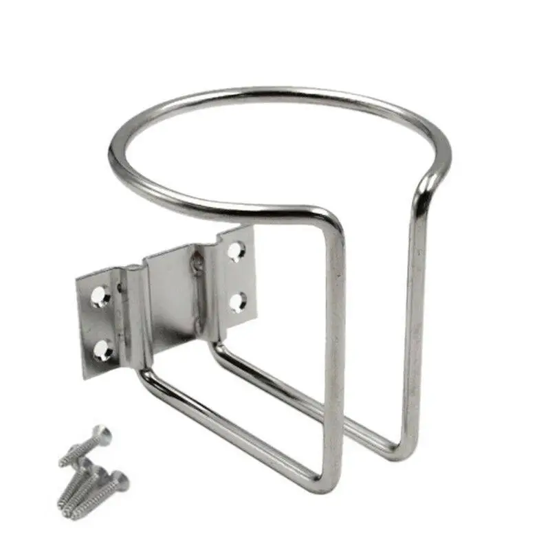 

Car Ring Cup Holder Stainless Steel Water Drink Beverage Bottle Stand Holder Corrosion-resistant For Marine Boat Yacht Truck RV
