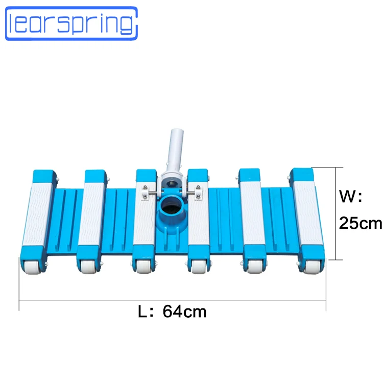 Deluxe 25 ''плавательный пылесос для бассейна щетки с взвешенным блоком Гибкая вакуумная головка щетка аксессуары для бассейна