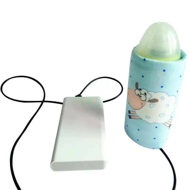 

USB Heating Milk Baby Bottle Warmer Bag Baby Thermostatic Bottle Thermal Insulation Bag Outdoor Portable Heater Warm Milk Tool