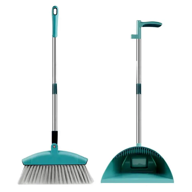 

Broom Dustpan Set Combination With A Scraping Brush Soft Hair Magic Broom For Sweeping Hair Home Cleaning Tool