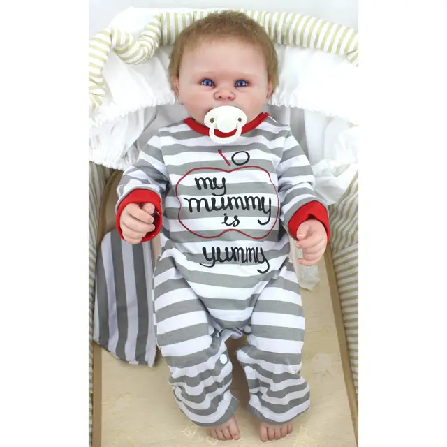 baby boy doll with bottle