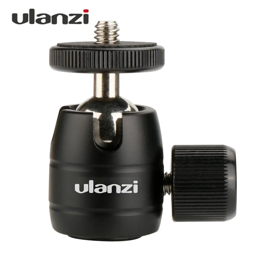 

Ulanzi Mini Metal Ball Head 360 Degree Rotatable Ballhead Tripod Accessory for Camera Suitable with 1/4 inch screw mount