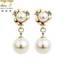 Горячая Распродажа Orecchini массивные Серьги Bijoux Brincos корейская мода имитация жемчуга Кристалл Висячие серьги для женщин ювелирные изделия