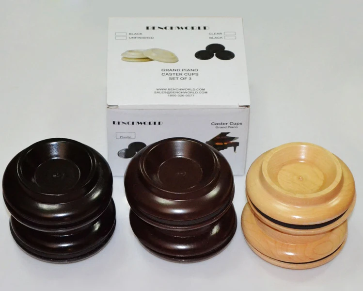 

Box of 3pcs Black/Brown/Natural Oak Wood Soild Wood Grand Piano Caster Cup Foot Pad with EVA PAD Shockproof