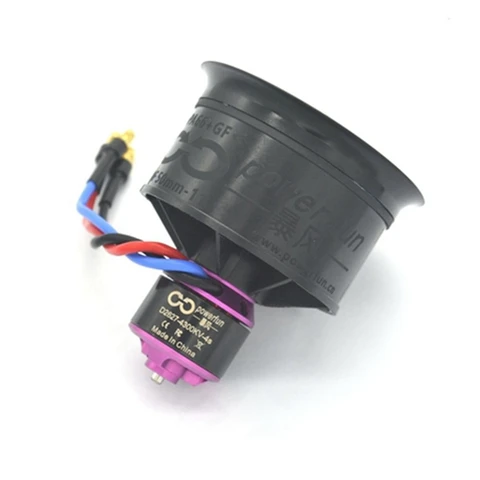HTIRC 50mm 11 Blades Ducted Fan EDF Unit With 4S D2627 4300KV Brushless Motor For RC Airplane HTIRC 50mm 11 Blades Ducted Fan EDF Unit With 4S D2627 4300KV Brushless Motor For RC Airplane