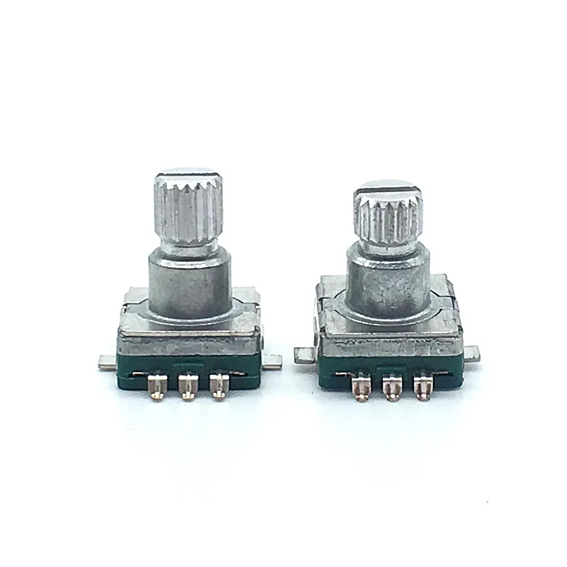 

5pcs Encoder Switch EC11 Without Push Button Turn Left or Right Reset Rotary Switch 5pin SMD Handle Length 10mm 11.5mmPlum Shaft