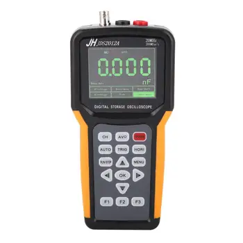 

Handheld Oscilloscope Jinhan JDS2012A 2in 1 Portable USB Oscilloscope 20MHz /Digital multimeter AC DC Voltmeter TFT LCD Display
