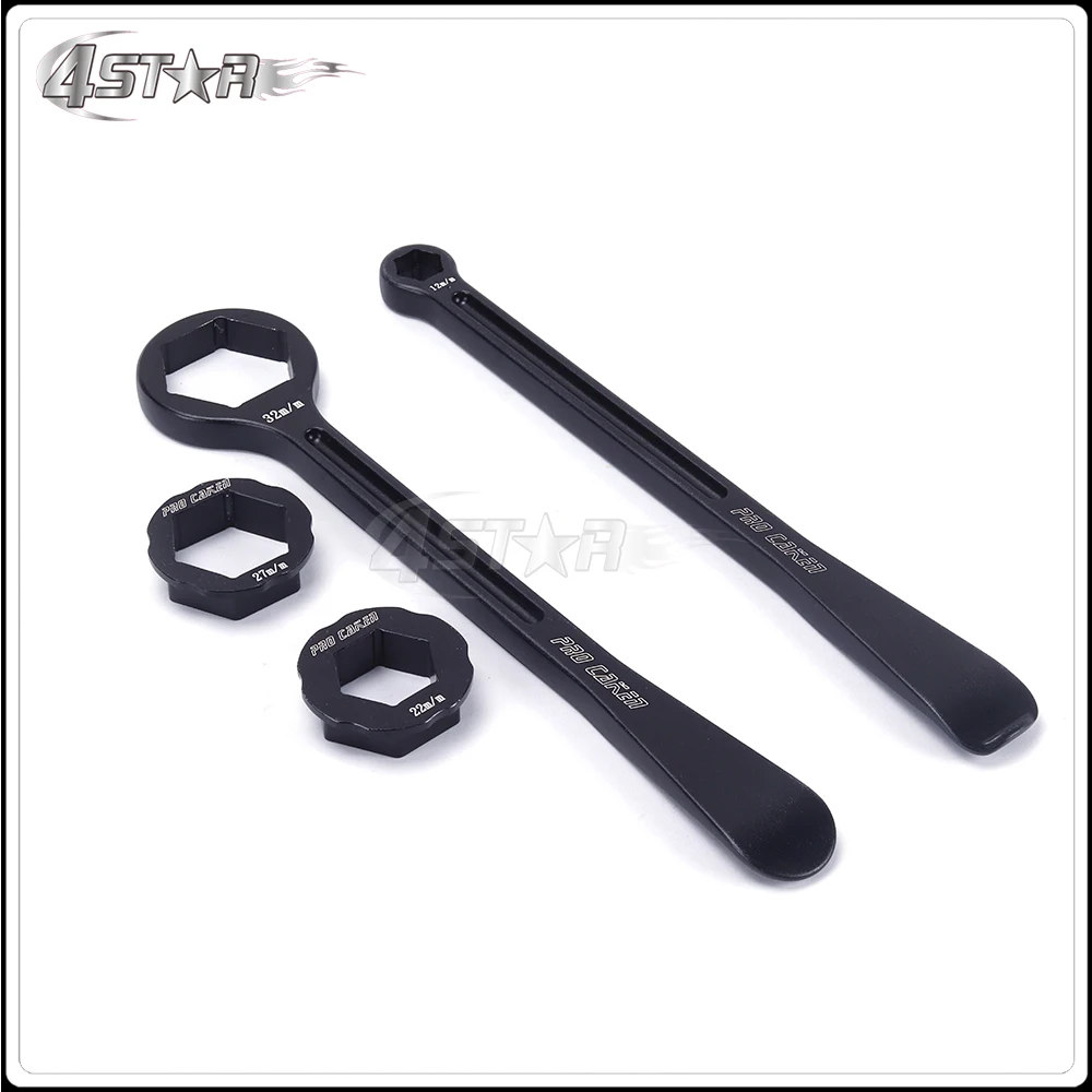 10MM 12MM 22MM 27MM 32MM Aluminum Tyre Iron Set Changing Tool Kit Tire Lever Wrench Spanner Head Bead Holder For Japanese Bike