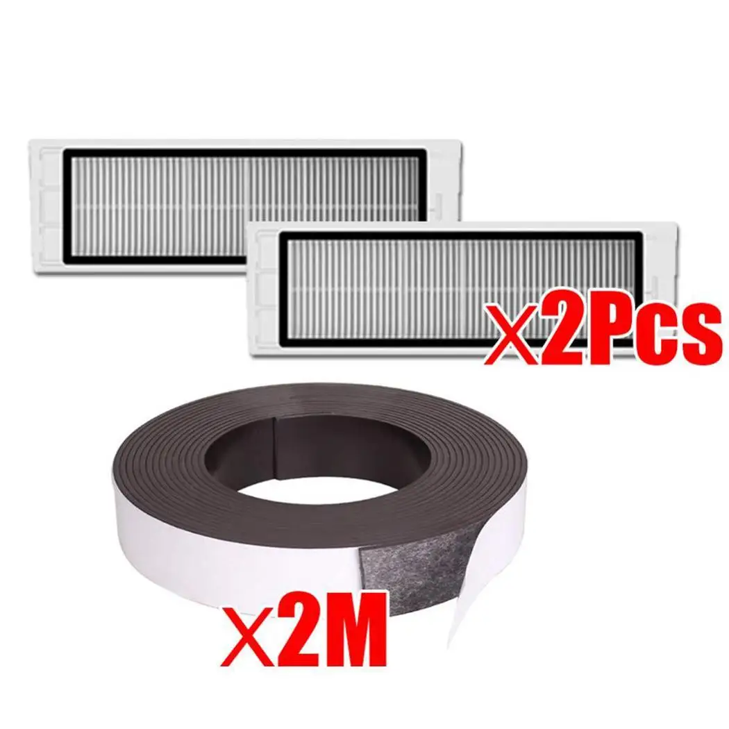 

Suitable for Xiaomi Roborock S50 S51 Robot Vacuum Cleaner 2 HEPA Filter+ 1 Virtual Magnetic Stripe Wall Vacuum Cleaner Parts