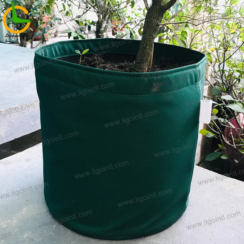 

High quality round fabric outdoor home decorative tall outdoor planters