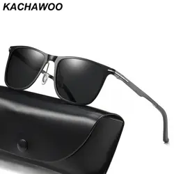 Kachawoo поляризационные солнцезащитные очки для женщин для мужчин алюминия и магния красный вождения мужской Защита от солнца очк