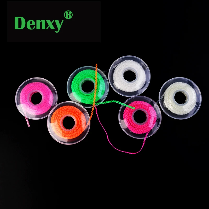 

EChain 5pc Colorful Elastic Dental Ultra Power Chain Dental Elastolink Power Chain Orthodontic Supply Orthodontic Bracket