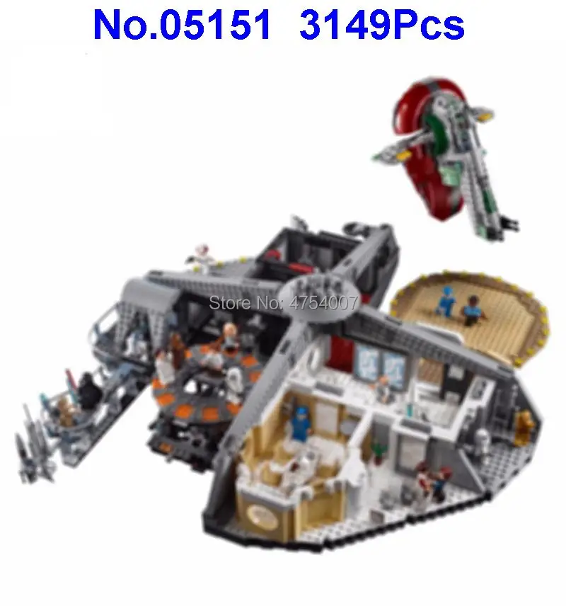 

3149pcs star wars cloud city building blocks 75922 Toy