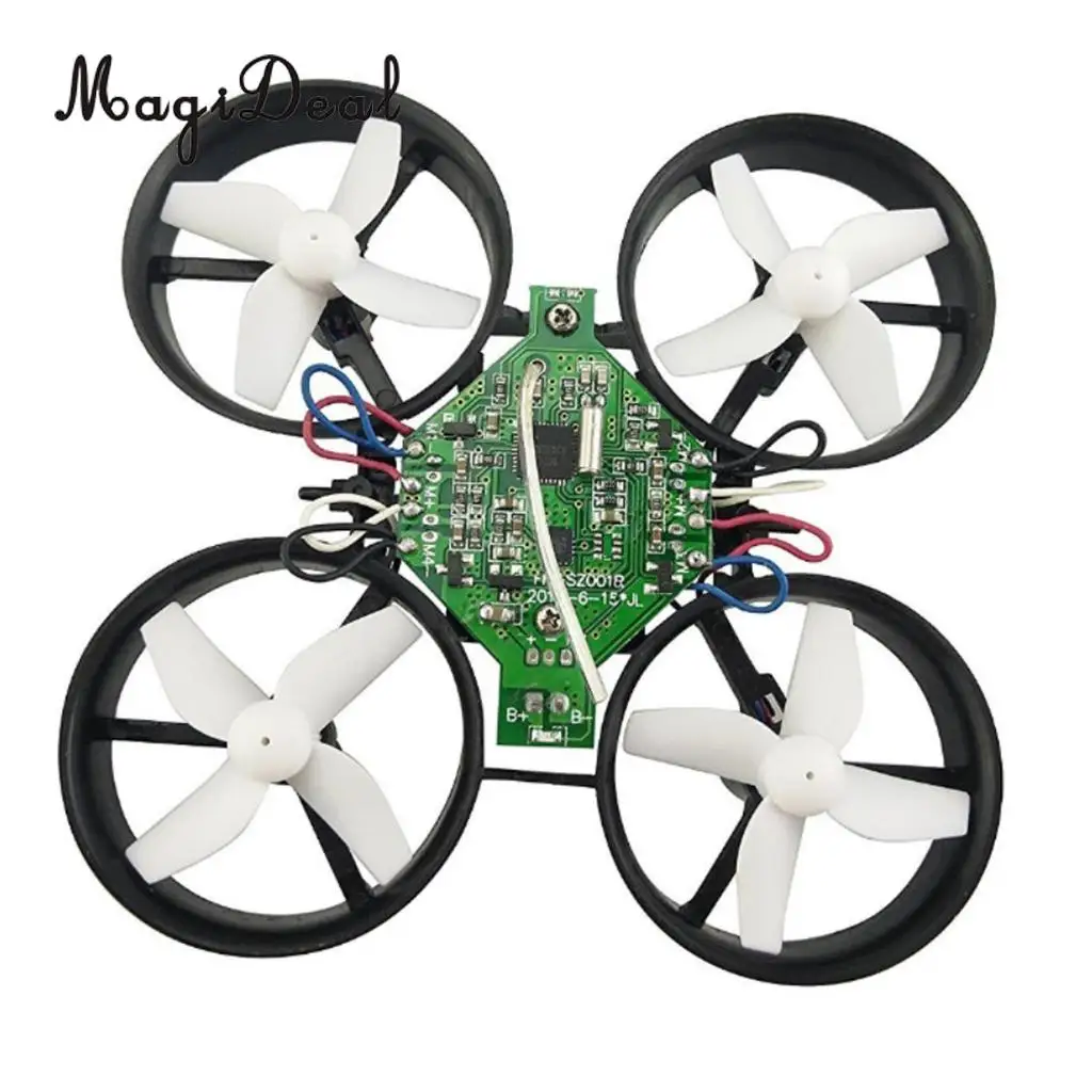 MagiDeal Mini RC Quadcopter Helicopter Small Drone Remote Control Toy Unassembled Kit for RC Helicopter Fans Kids Adults Gift