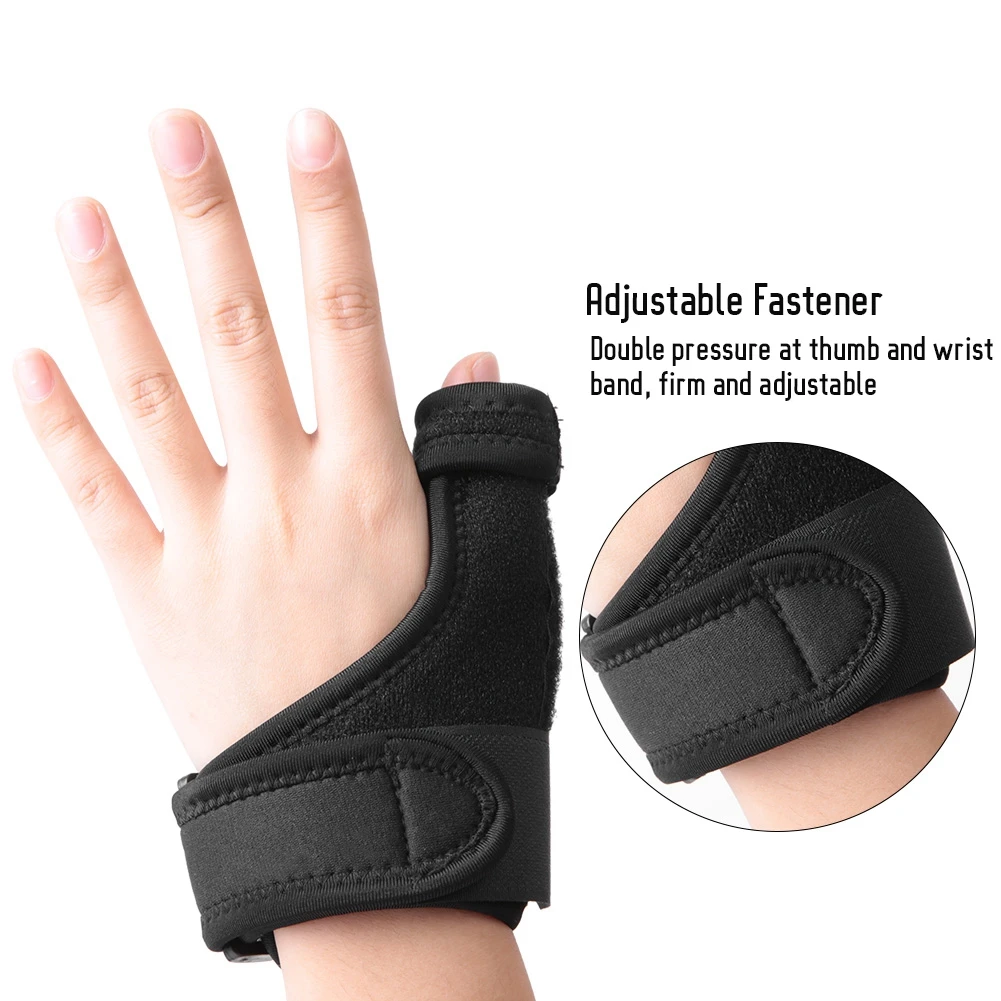 2 Types Thumb Brace Splint Adjustable Wristband Thumb Protector ...