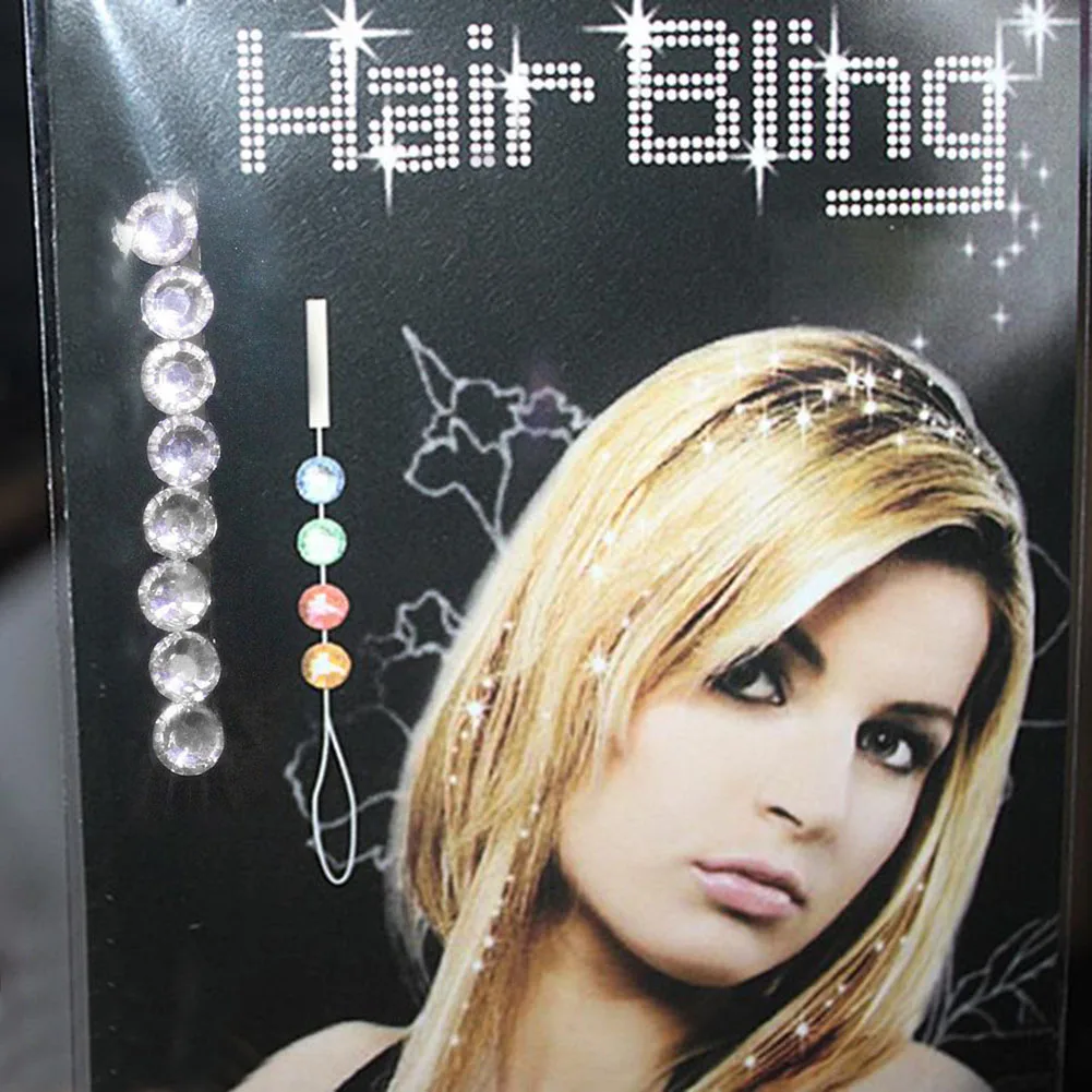 

2019 New Fashion Women Diamond 8 Crystals Clip Swirl Spiral Bling Hair Pin