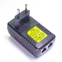 Инжектор питания POE для IP сетевой камеры вход AC100-240V/выход DC48V средний диапазон 4/5(+) 7/8(-) 0.5A(макс
