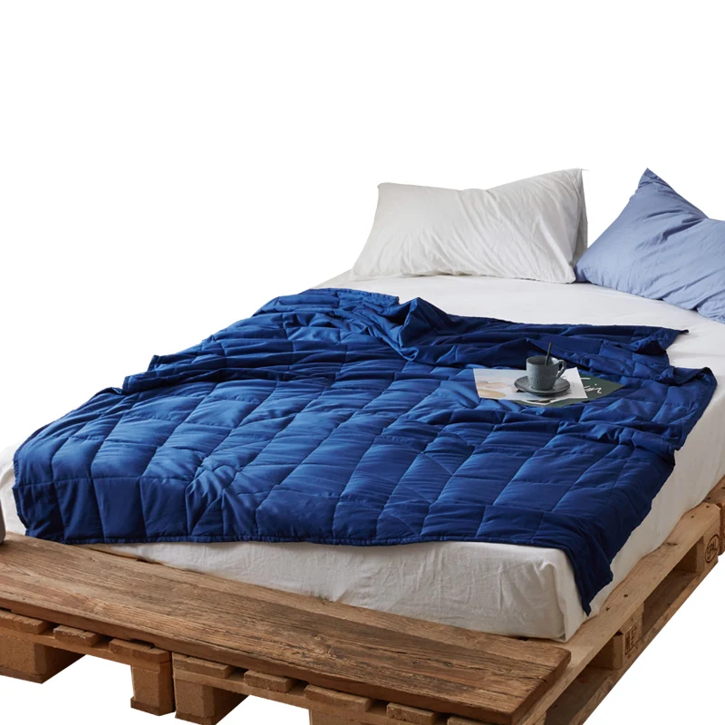 

Modern Decompression Blanket 100% Pure Cotton Decompression Quilt Pure Color Enhanced Anti-fatigue, Sleep Technology Products