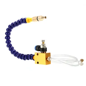 

Mist Coolant Lubrication Spray System Cooling Sprayer Unit Coolant Misting for 8mm Air Pipe CNC Lathe Metal Cutting Milling