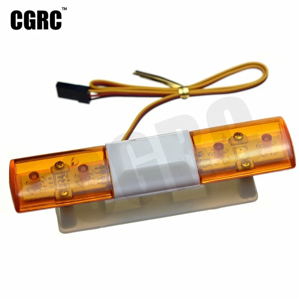 

LED 360 Degrees Rotate Flash Police Light For 1/10 1/8 1/5 RC Car Crawler Short-Course Truck Drifting Traxxas Tamiya Yokomo