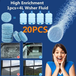 Многофункциональные шипучие таблетки для чистки автомобиля - изображение