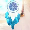 White Goose Feathers Dream Catcher Wedding Decorations Decoration Ornament Gift Valentine 's Day Gifts Wind Chimes #BO ► Photo 2/6