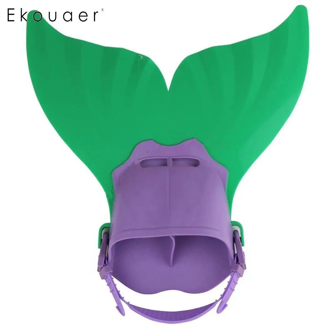 15 крючков монофина для Русалочки ласты на ремешке детей петлях плавники