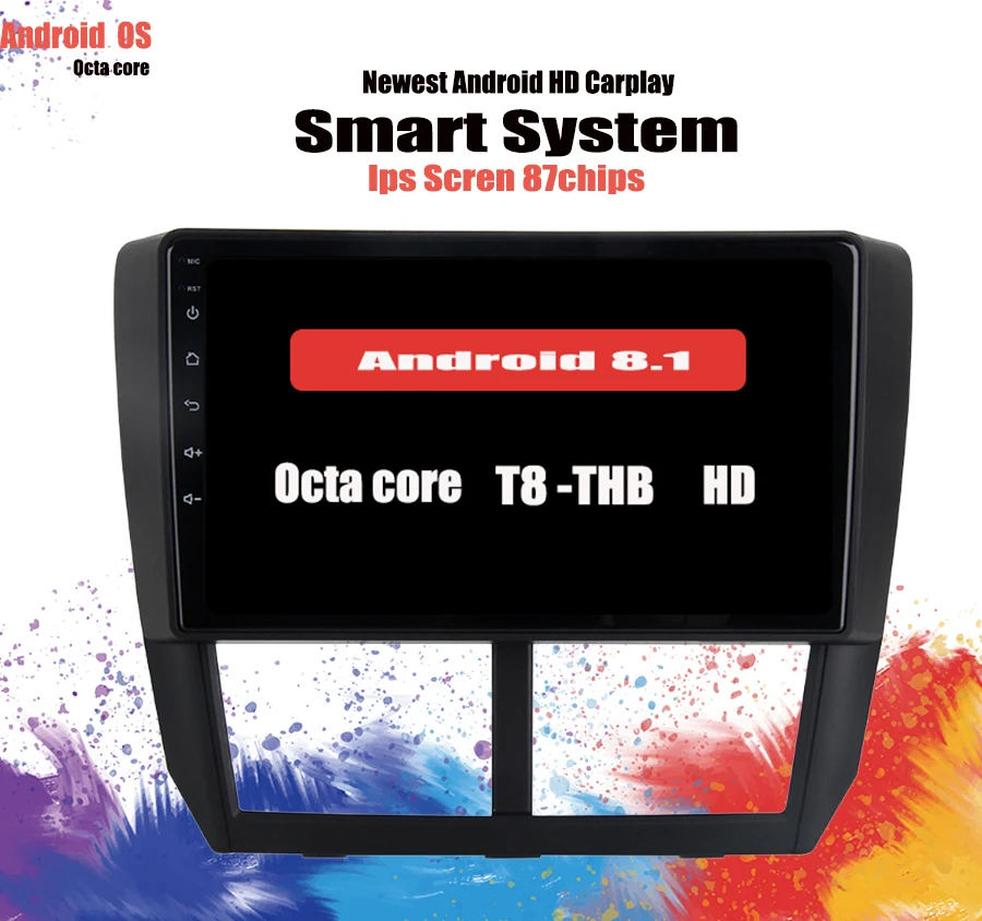 9 &quot2.5D Android 10 0 автомобильный DVD мультимедийный плеер GPS для Subaru Forester 2008 2009 2012 аудио