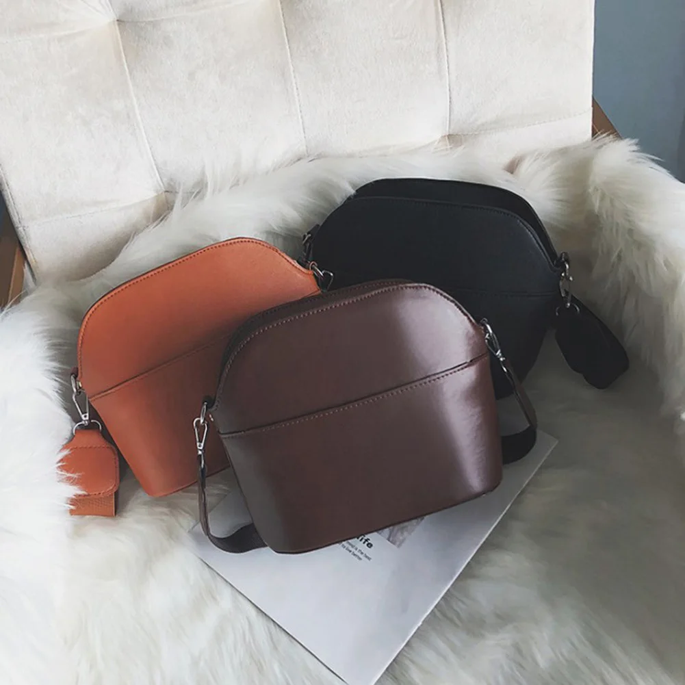 Fashion Retro Messenger Vintage Sling Bag New Elegant Chic Solid Color