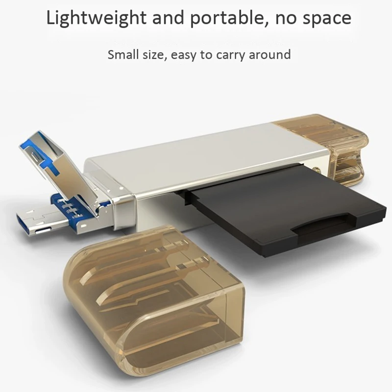 Алюминиевый сплав все в 1 Usb 2 0 Type C кардридер Sd Tf Micro Android телефон Otg карта памяти