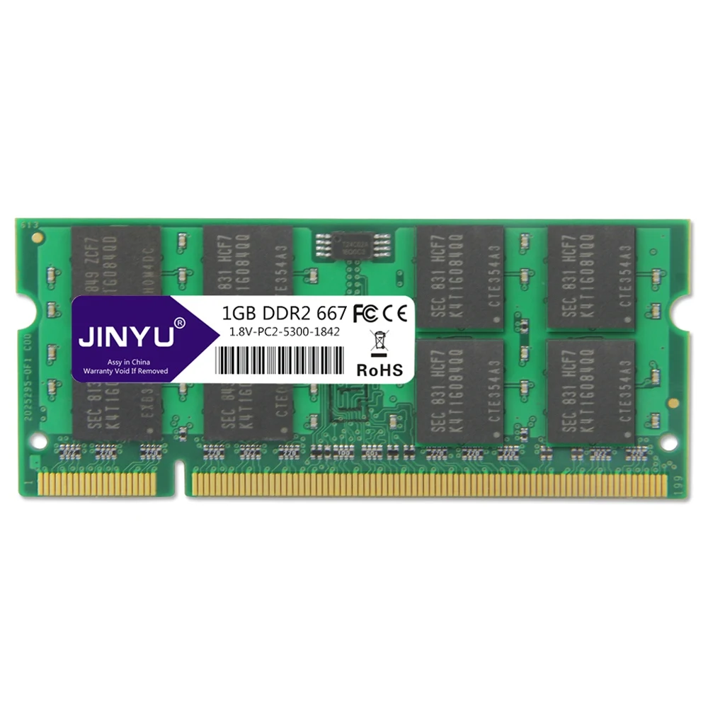 Jinyu Ddr2 667Mhz 1,8 V 240Pin Ram память для ноутбука