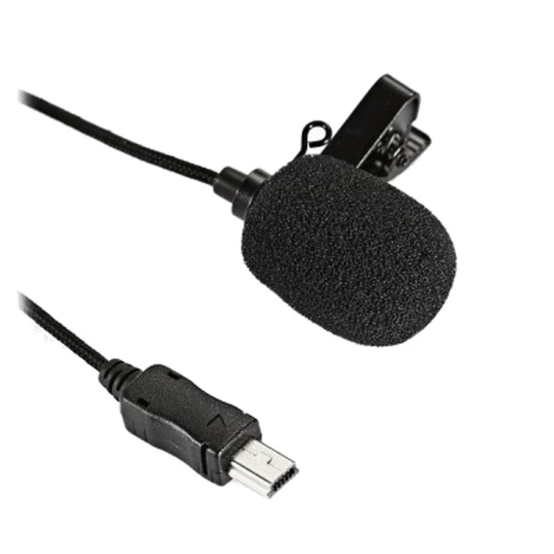 LEORY Mini Lapel Condenser Microphone Lapel Clip on USB 1.2m Microphone