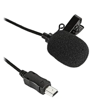 

LEORY Mini Lapel Condenser Microphone Lapel Clip-on USB 1.2m Microphone Mic For Firefly 8s Action Camera Microphones Mic