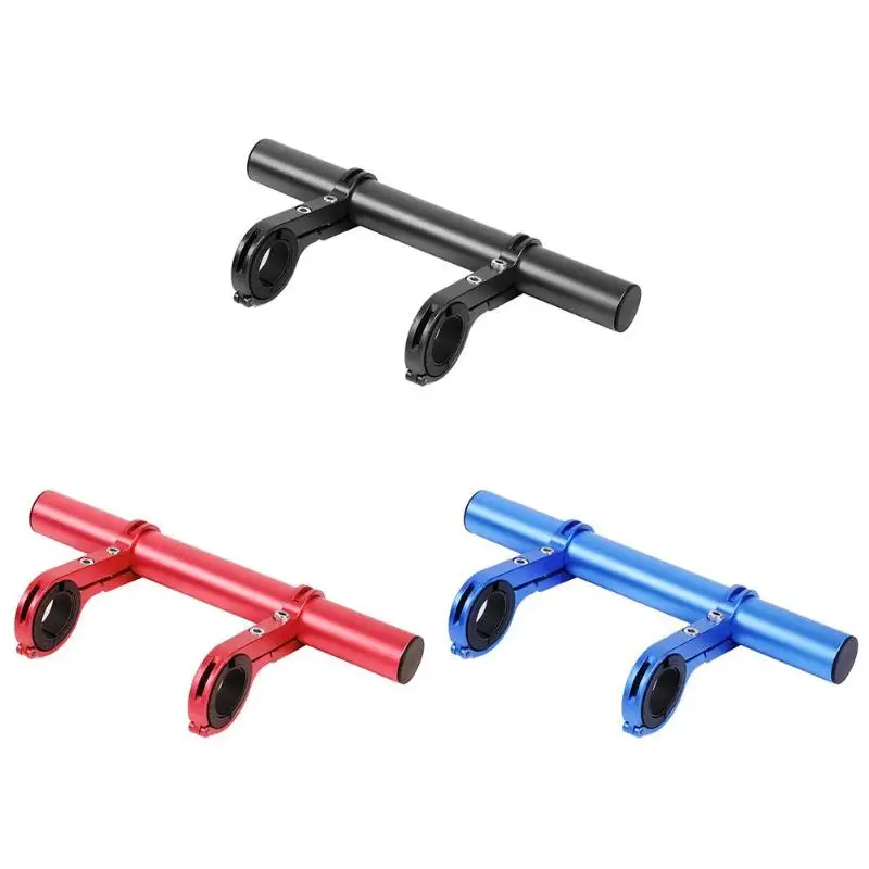 Bicycle Handlebar Extended Bracket Headlight Mount Bar Computer Holder Lamp Alloy Support