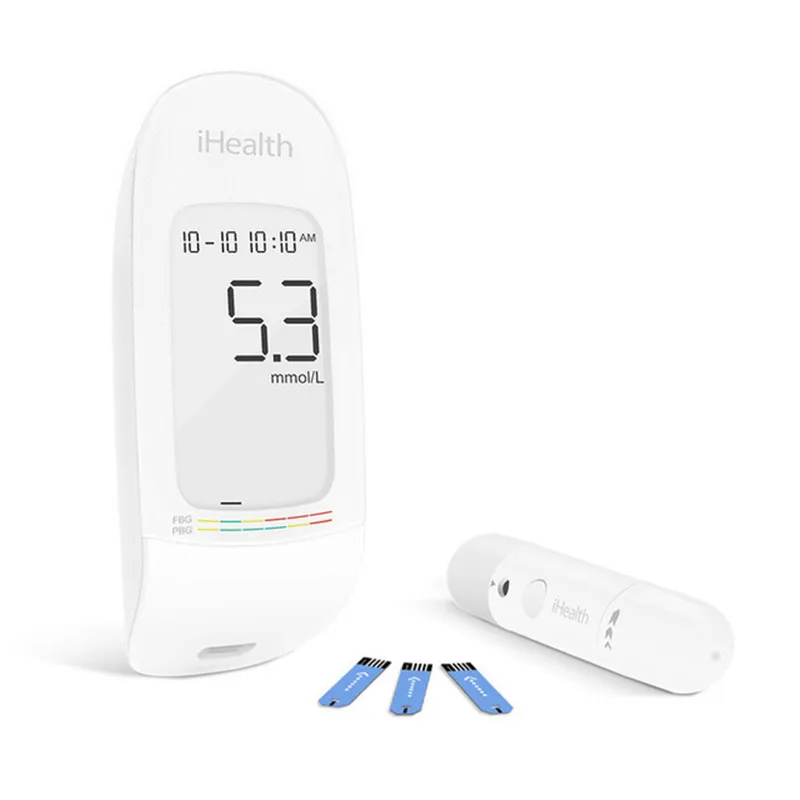 

English Guide Glucose Meter And Test Tapes Medical Blood Glucose Meter Glucometer Diabetes Tester Household Health Monitors