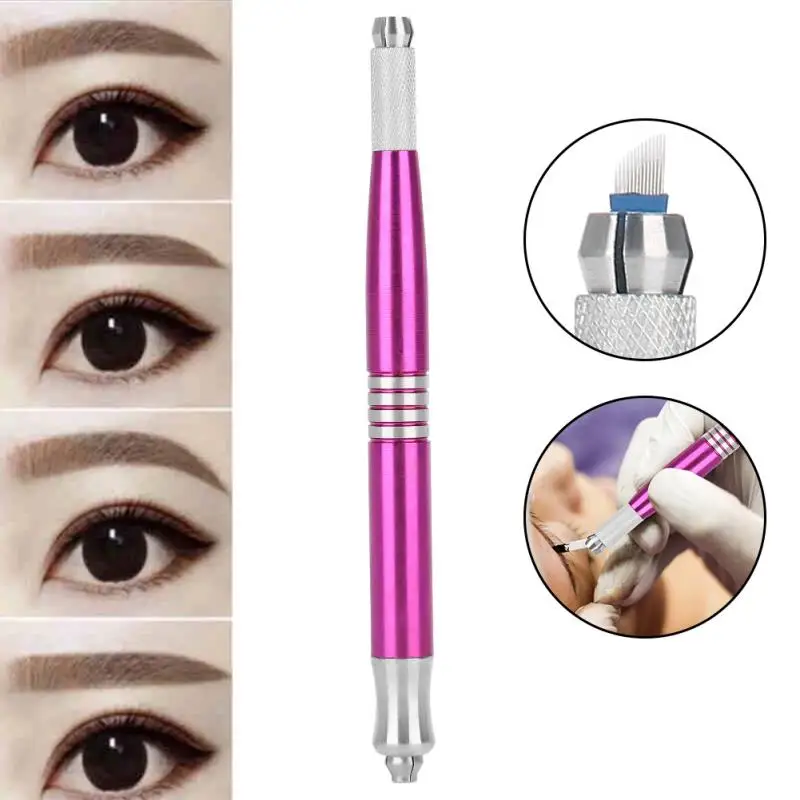 

Double Ended Semi-permanent Eyebrow Tattoo Manual Pen Microblading Pen Tattoo Tool
