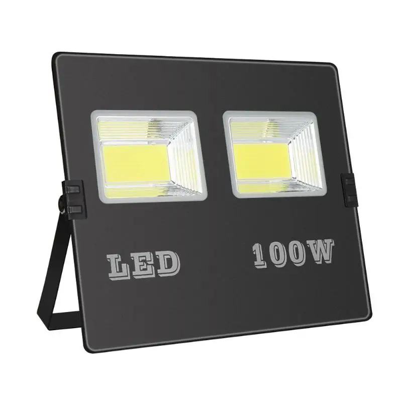 

288 COB LED Floodlight Spotlight Outdoor Lighting Garden Lamp 220V 100W Waterproof Advertising Outdoor Flood Light