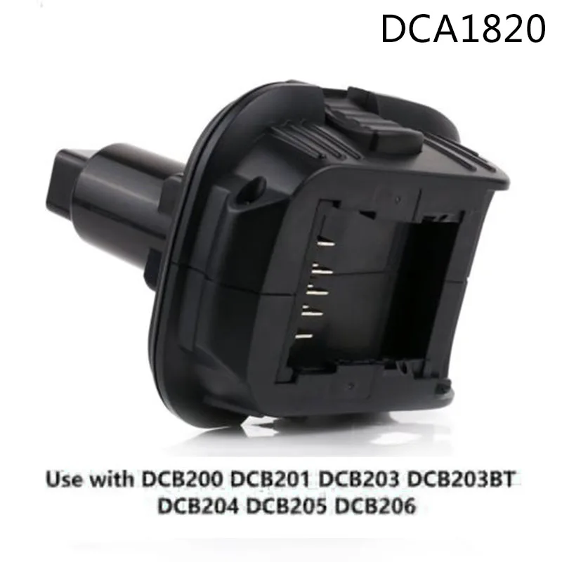 

1*Battery Adapter DCA1820 Battery Adapter for Dewalt 18V Tools Convert 20V to 18V Battery Tools