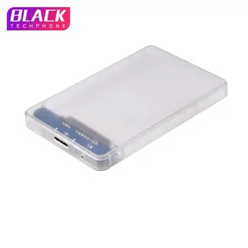 

HD Box Hard Disk Case Hard Drive Case USB3.0 SATA3.0 External HDD Enclosure Supports 3TB Transmission UASP Protocol 2.5 Inch