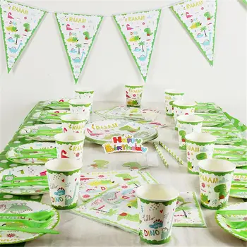 

Dinosaur Themed Birthday Party Supplies Favors For Boys Girls Baby Birthday Party Banner Decoration Backdrop Tablecloths