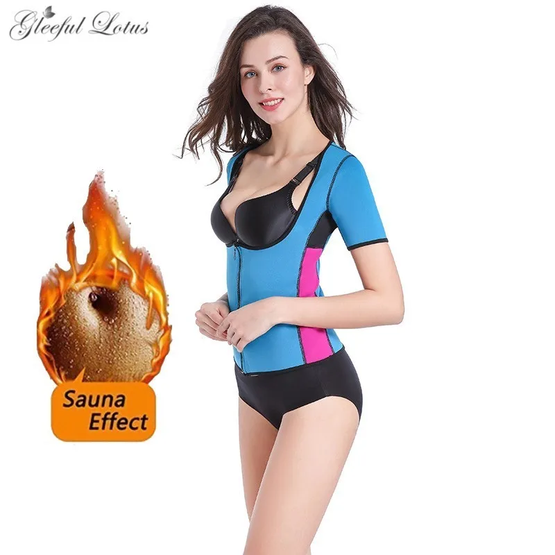 

Neoprene Thermo Shaper Sauna Body Shaper Shapewear Women Fitness Top Control Tummy Waist Trainer Cincher Modeling Strap Girdles